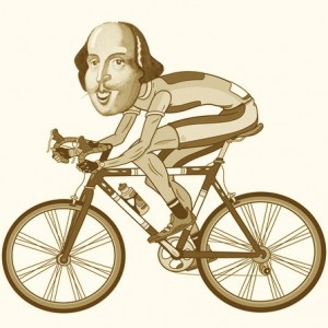 shakespeare on bike