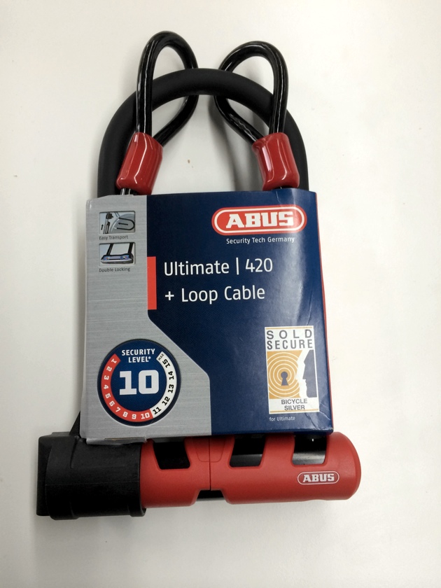 Abus Ultimate 420 plus loop cable