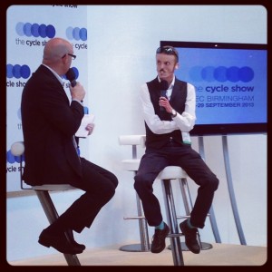 dapper Tom at the Cycle Show