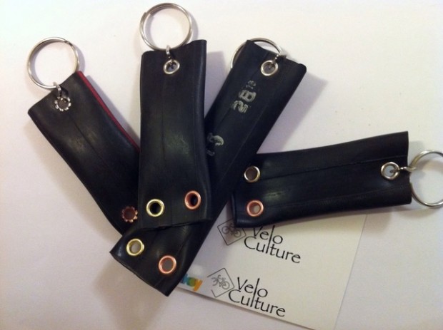 veloculture innertube keyrings