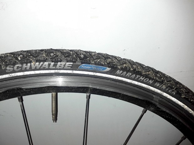 Photo: the Schwalbe Marathon Plus. Hands down. Nothing works as well for my commute. 