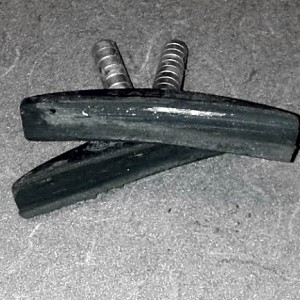 worn brake pad