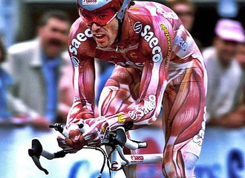 Photo: Mario Cipollini – aka ‘The Lion King’.