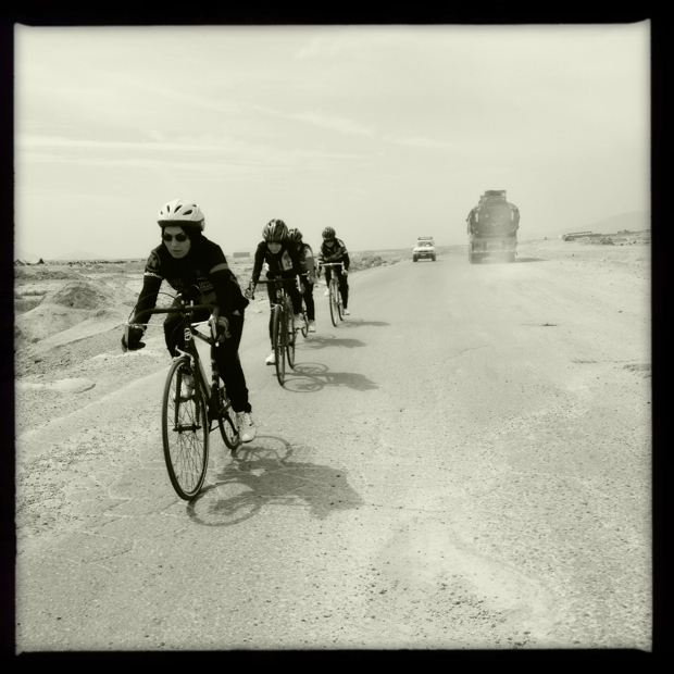 Afghan Women's Team ride. Photo by Shannon Galpin