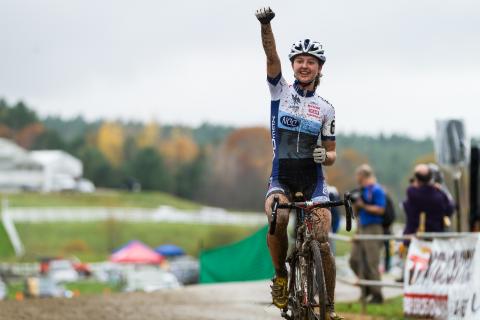 Photo: The author, in a triumphant moment. (Photo by Todd Prekaski, courtesy of RAWRbikes.com). 